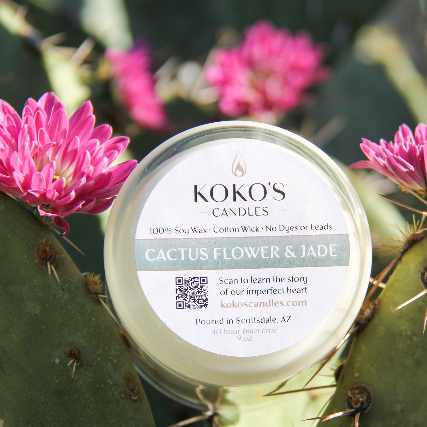 Cactus Flower & Jade - Koko's Candles