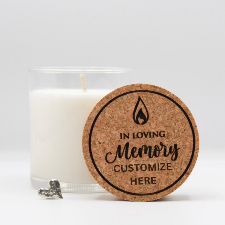 Semi custom 'In Loving Memory' Candle