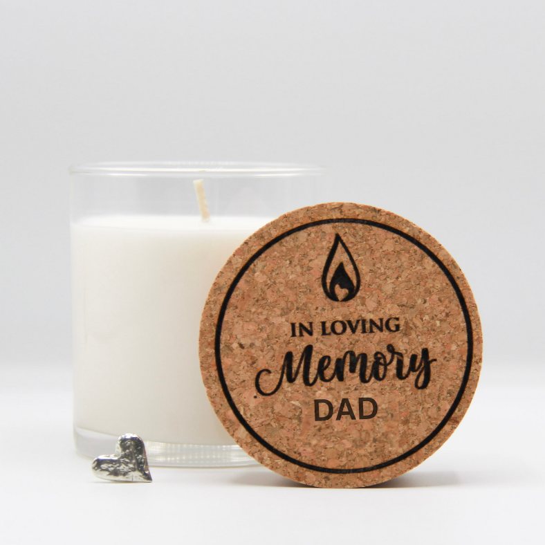 In Loving Memory Dad Candle