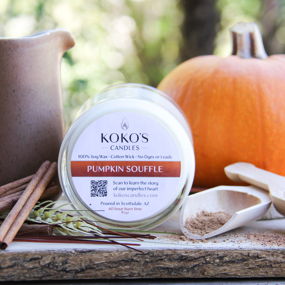 Pumpkin Souffle Candle - Koko's Candles